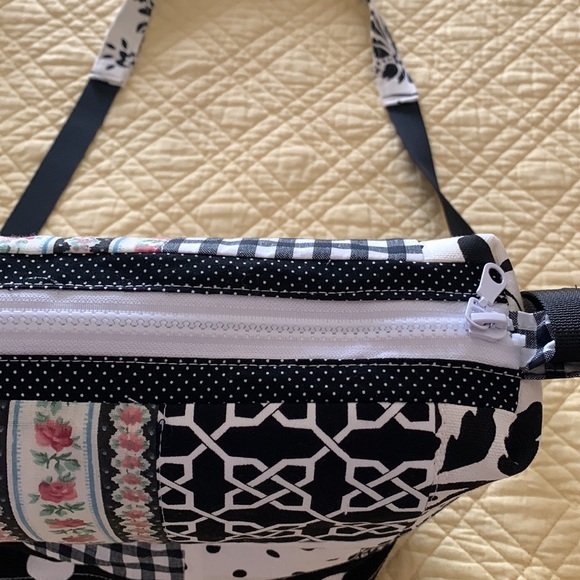 Bags Black And White Crossbody Poshmark